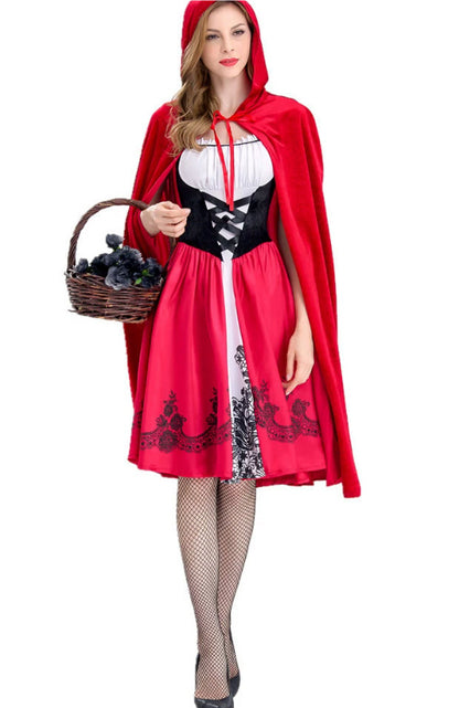 Halloween Costume Little Red Riding Hood Cosplay Suit